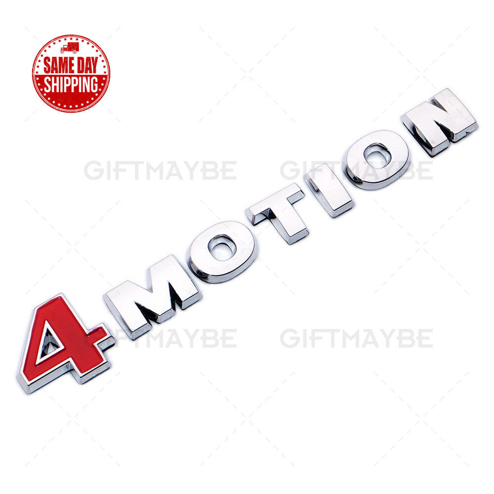Volkswagen 4Motion Trunk Deck Lid Rear Liftgate Badge Sport Letter Emblem For VW