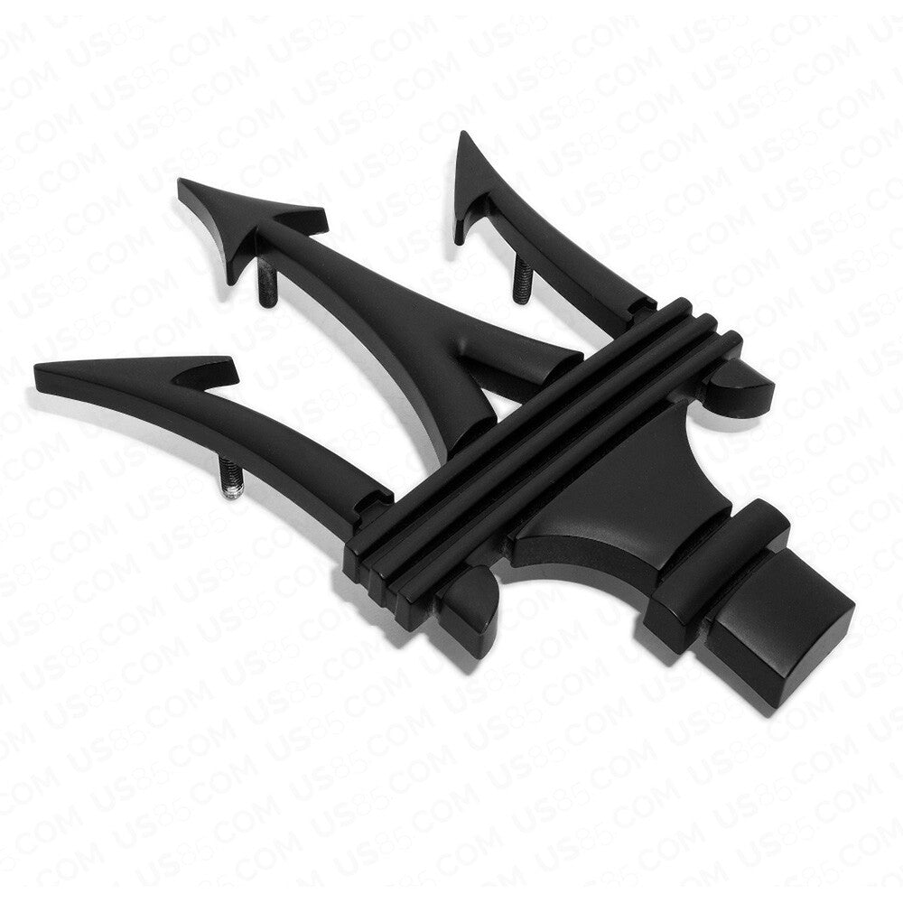 Maserati Ghibli Quattroporte Levante Front Grille Logo Emblem Badge Black Sport