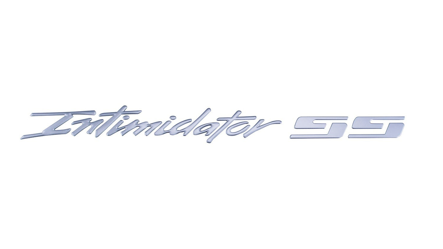 1Pc Intimidator SS Emblem Letters Badge 88980874 Silver  17 INCH