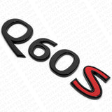 For Infiniti Q60S Rear Trunk Letter Badge Emblem Nameplate Sport Gloss Black