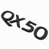 For Infiniti QX50 Rear Liftgate Logo Letter Badge Emblem Nameplate Gloss Black