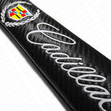 Cadillac Carbon Car Seat Belt Cover Safety Shoulder Strap Cushion Pad Harness