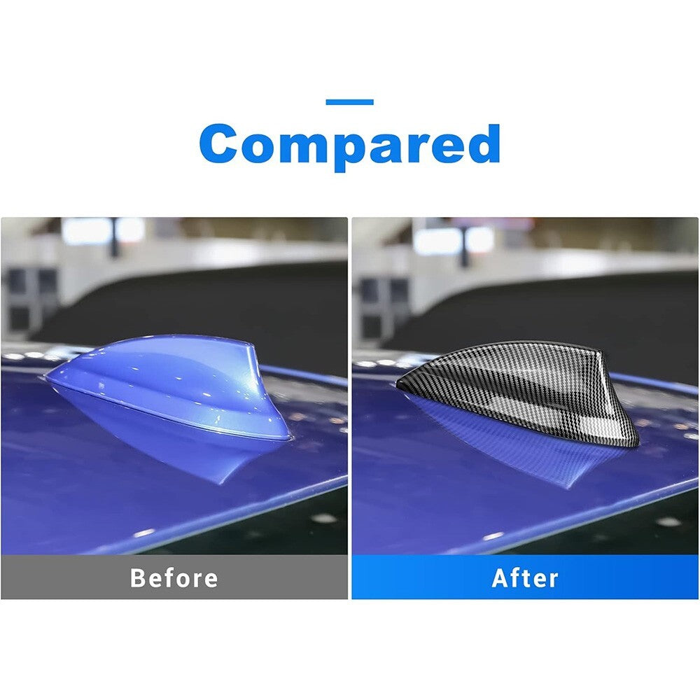 FOR BMW F30 F22 F32 F36 F80 M3 M4 CARBON FIBER STYLE SHARK FIN ANTENNA COVER CAP