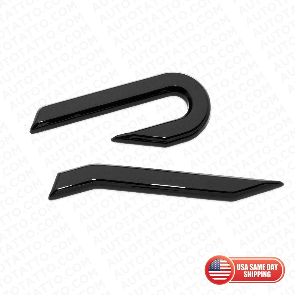 Universal MK8 Lettering Tailgate Rear Logo Badge Nameplate Emblem Sport Blackout