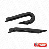 Universal MK8 Lettering Tailgate Rear Logo Badge Nameplate Emblem Sport Blackout