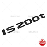 For Lexus Trunk Gloss Black IS 200t Letter Logo Badge Emblem Car Replace F-Sport