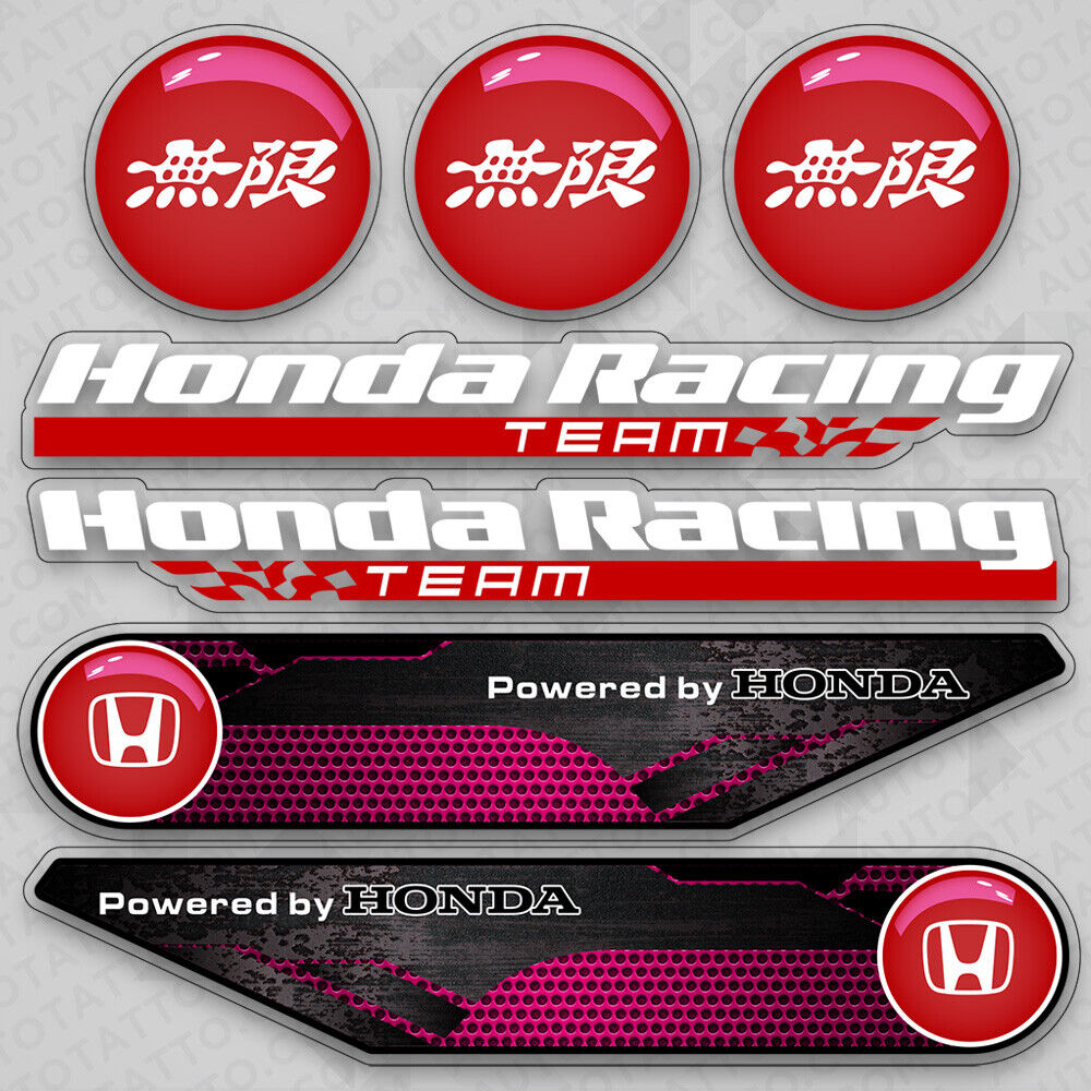 Universal Racing Sport Mugen 無限 Car Logo Sticker Vinyl 3D Decal Stripes Decor