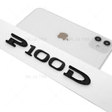 Tesla Rear Liftgate Model P100D Nameplate Logo Badge Emblem Sport Gloss Black