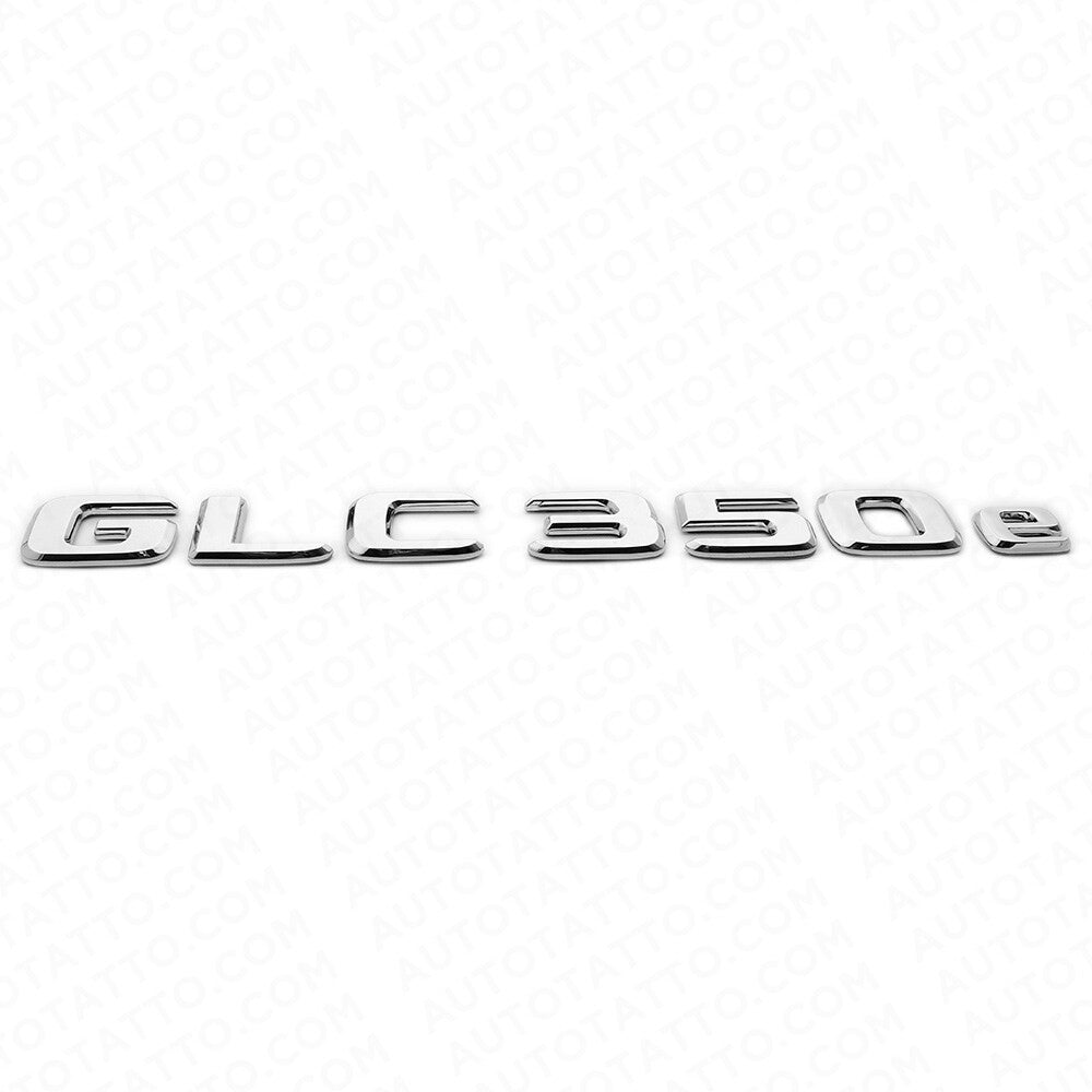 19-21 Mercedes-Benz GLC 350e Letter Emblem Liftgate Logo Badge AMG Sport Chrome