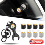4x Universal Ultraman Car Tire Wheels Air Stem Dust Valve Caps Cover + Keychain