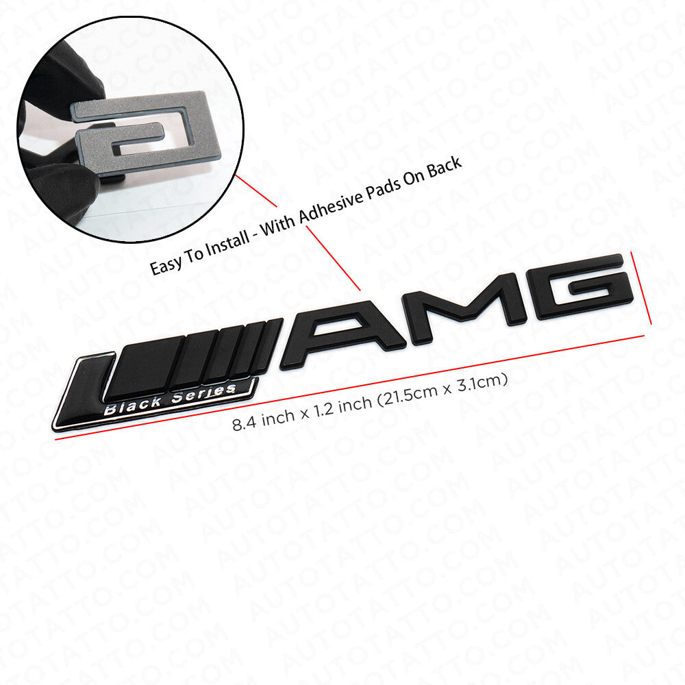 Limited AMG Black Series Sport Car Emblem 3D Trunk Lid Logo Badge Decoration