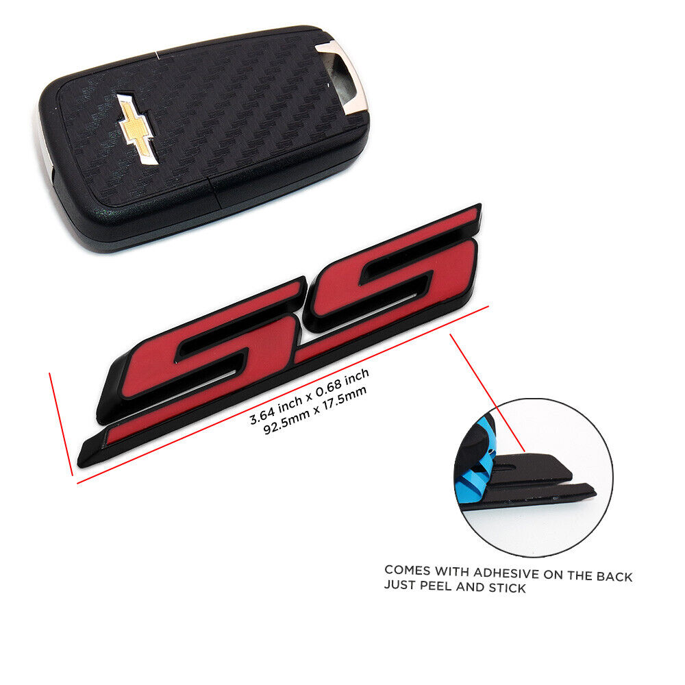 3D Fashion ABS Camaro SS Car Decal Badge Emblem Sticker for Auto Decoration