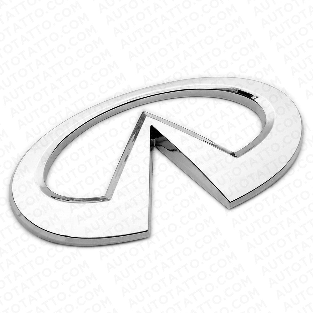 Infiniti 08-20 G37 Q60 QX60 Front Radiator Grille Logo Emblem Badge Chrome
