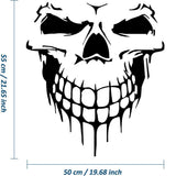 Skull Car Hood Decal Vinyl Large Graphic Sticker SUV Truck Decorate Sport Black