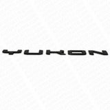 2021+ GMC Yukon Side Door Nameplate Logo Letter  Badge Emblem AT4 XL Matte Black