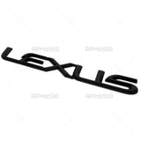Lexus Trunk Lid Letter Logo Badge 3D Emblem F-Sport Car Decoration Matte Black
