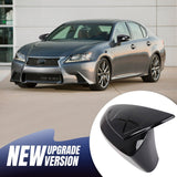 Gloss Black M Horn Side Mirror Cover Caps For Lexus IS200t IS300 IS350 2013-2020
