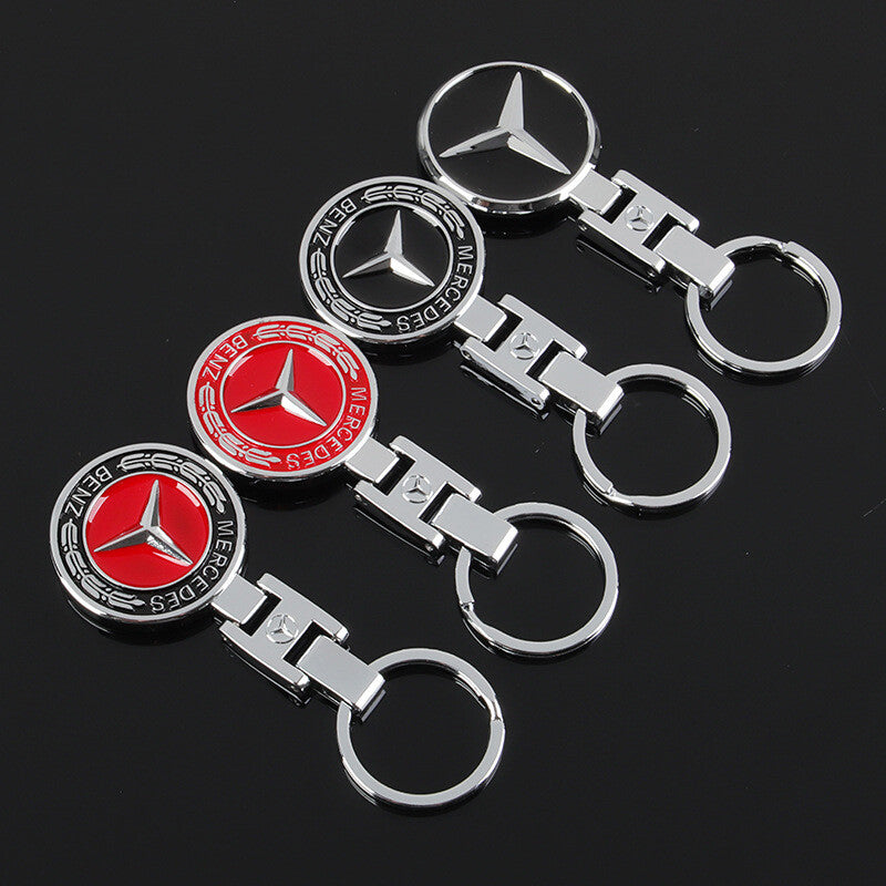 Mercedes-Benz AMG Edition Sport Car Home Key Fob Keychain Ring Nameplate Gift