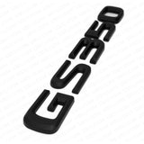 Lexus Trunk Matte Black GS 350 Letter Logo Badge 3D Decal Emblem Replace F-Sport