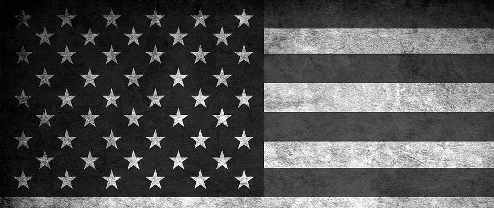 2x BW American Flag Universal Chevy Silverado Vinyl Decal Emblem Overlay Sticker