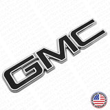 14-19 GMC Sierra Canyon Tailgate Letter Logo Emblem Adhesive Nameplate OEM Black