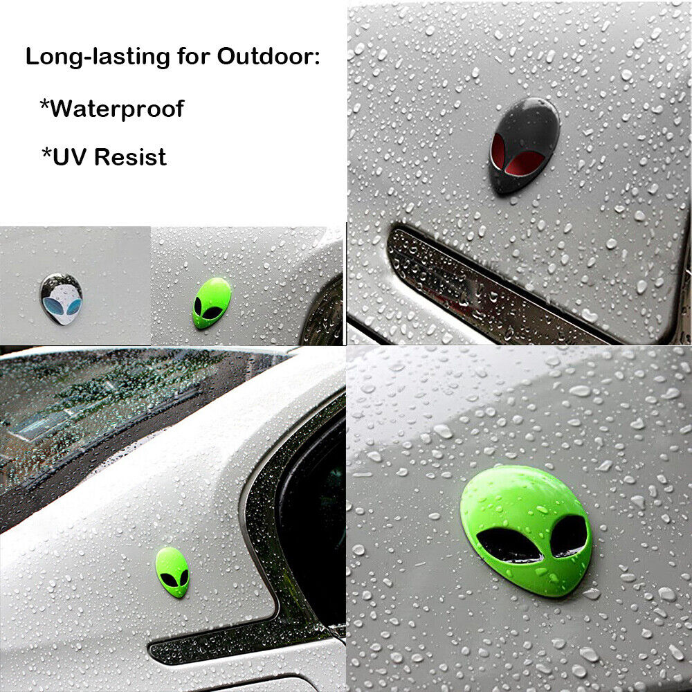 Universal 3D Fashion Metal E.T. Alien Car Decal Sticker for Auto Decoration