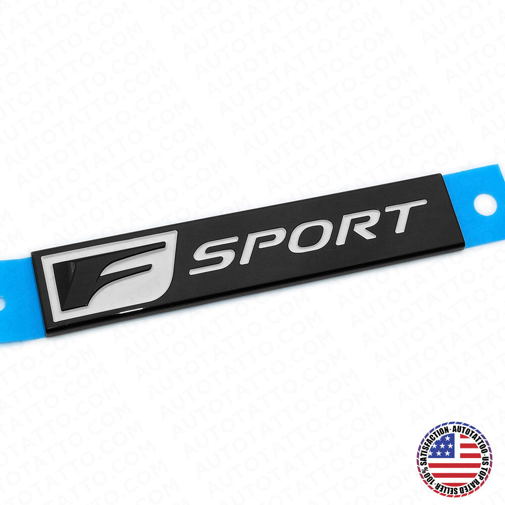 Lexus Gloss Black F-Sport Logo ABS Badge Trunk Luggage Lid 3D Emblem Decoration