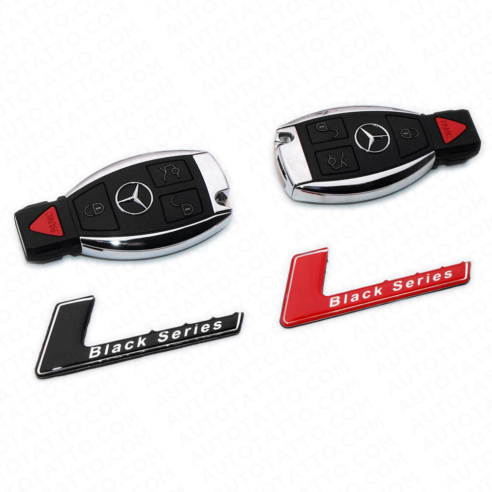 Red Tailgate Lid For AMG Black Series Nameplate Badge Emblem Sport Decoration