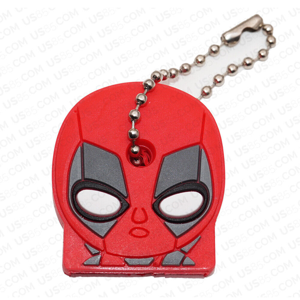 Universal 3D PVC Silicone Cute Cartoon Key Identifier Label Cap Cover Keychain