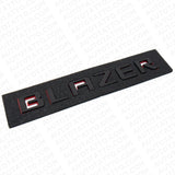 19-23 Chevrolet Blazer Liftgate Redline Letter Nameplate Badge Emblem Black Red