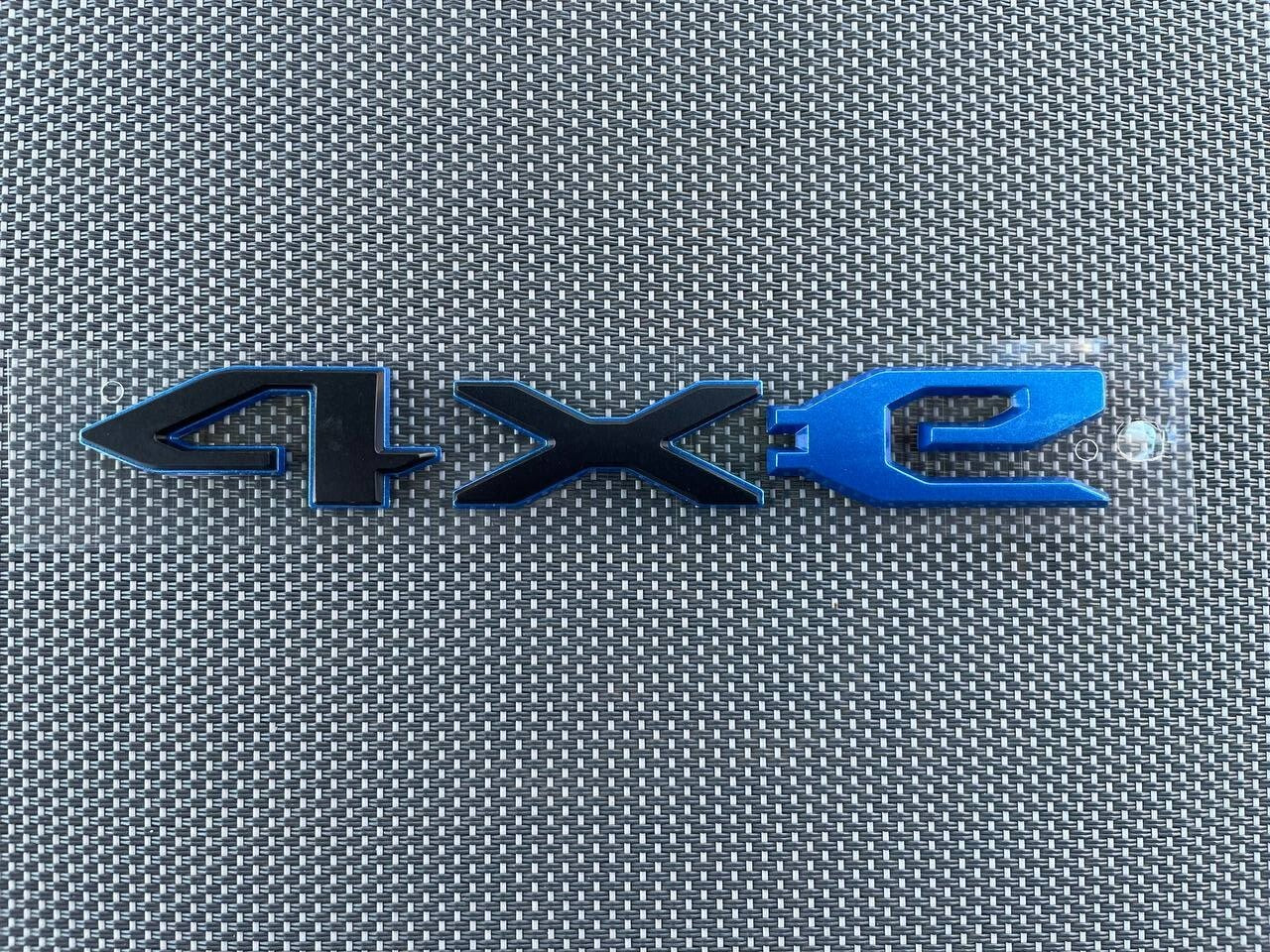 NEW - 2020-24 - 68412009AB - JEEP WRANGLER 4XE TAILGATE MATTE GRAY EMBLEM