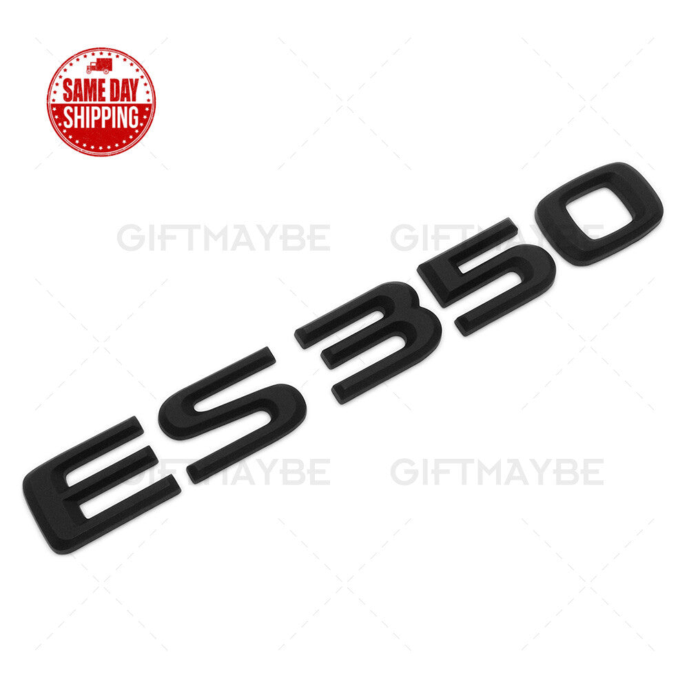 For Lexus Trunk Matte Black ES 350 Letter Logo Badge Car Emblem Replace F-Sport