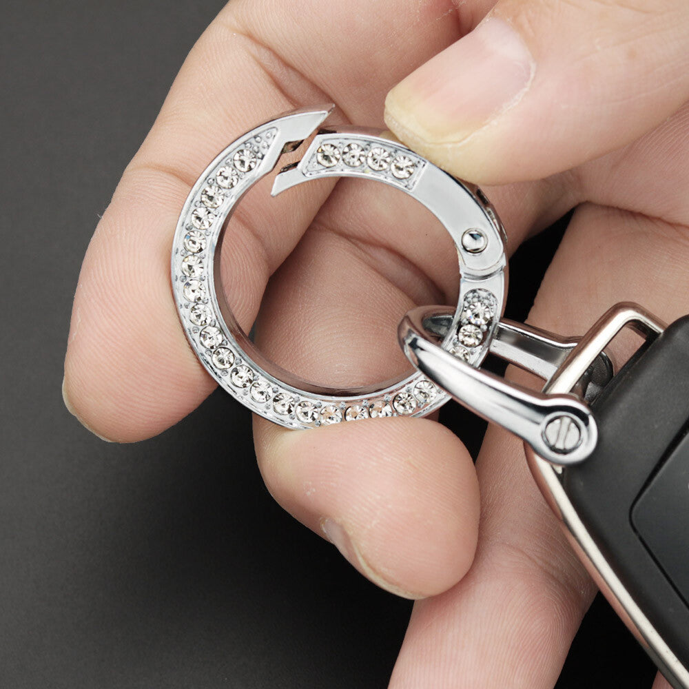 For Infiniti 3D Fashion Luxury Diamond Car Home Lady Keychain Ring Decorate Gift