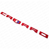 2x Chevrolet CAMARO 3D Car Letter Fender Marker Emblem Badge RS SS ZL1 Z28 Red
