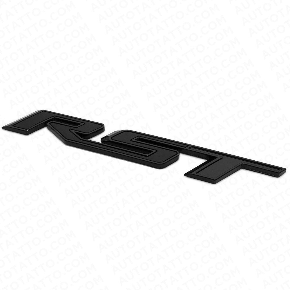 19-22 OEM Chevy Silverado Tahoe Tailgate RST Letter Logo Emblem Badge 4x4 Black