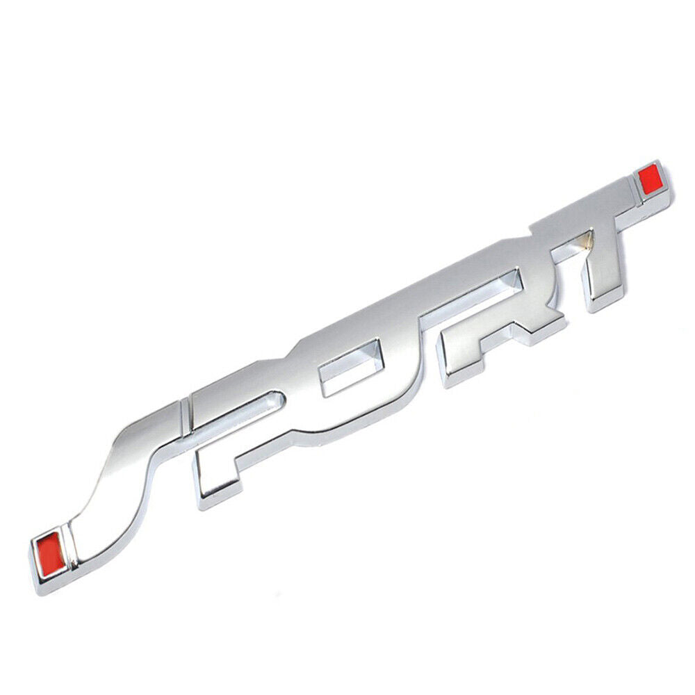 Universal 3D Fashion Metal 1x Sport / 2x Sport Car Decal Sticker Auto Decoration