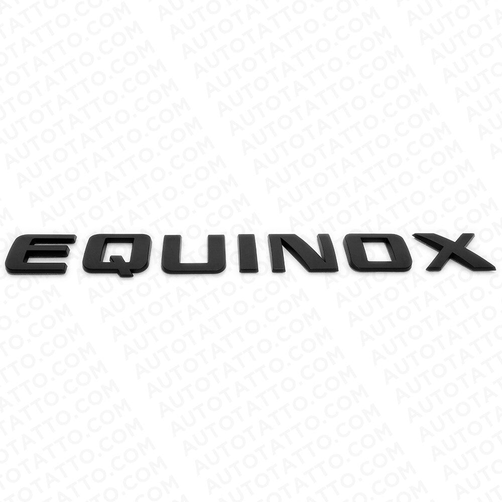 17-24 Chevy Equinox Liftgate Nameplate Letter Logo Badge Emblem Matte Black