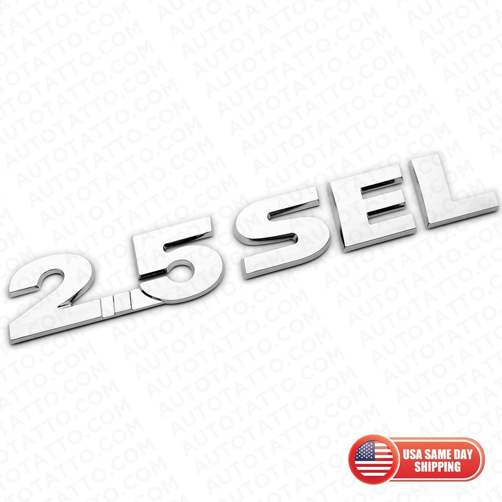 For 11-14 VW Jetta 2.5 SEL Rear Truck Rear Lid Nmaeplate Badge Emblem Chrome