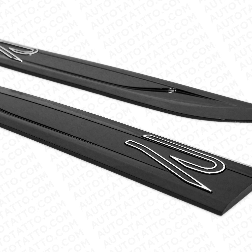 VW Golf 8 MK8 R Badge Side Left  Right Fender Marker Nameplate Emblem Logo Black