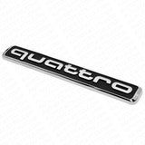 Audi Quattro Nameplate Rear Trunk OEM ABS Emblem Liftgate Adhesive Badge 4WD