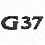 For Infiniti G37 Rear Trunk Logo Letter Badge Emblem Nameplate Sport Gloss Black