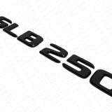 20-21 Mercedes GLB 250 GLB250 Letter Emblem Trunk Badge AMG Sport Matte Black