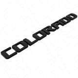 For Chevy Colorado Fender / Tailgate Badge 3D Logo Emblem Truck OEM Gloss Black