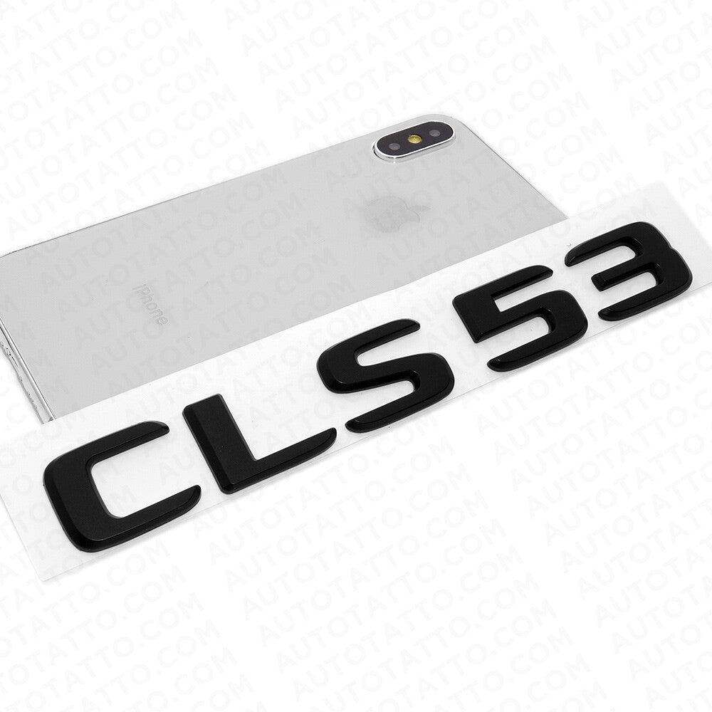 19-21 Mercedes-Benz CLS 53 CLS53 Letter Emblem Trunk Badge AMG Sport Matte Black