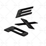 3D Black / Silver Front Hood Badge Adhesive Letter Sticker Emblem For Explorer