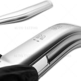 Mercedes A CLA GLA GLB Matte Silver Steering Wheel Shift Wiper Lever Cover Trim