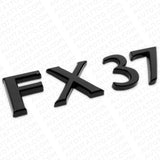 For Infiniti FX37 Rear Liftgate Logo Letter Badge Emblem Nameplate Gloss Black