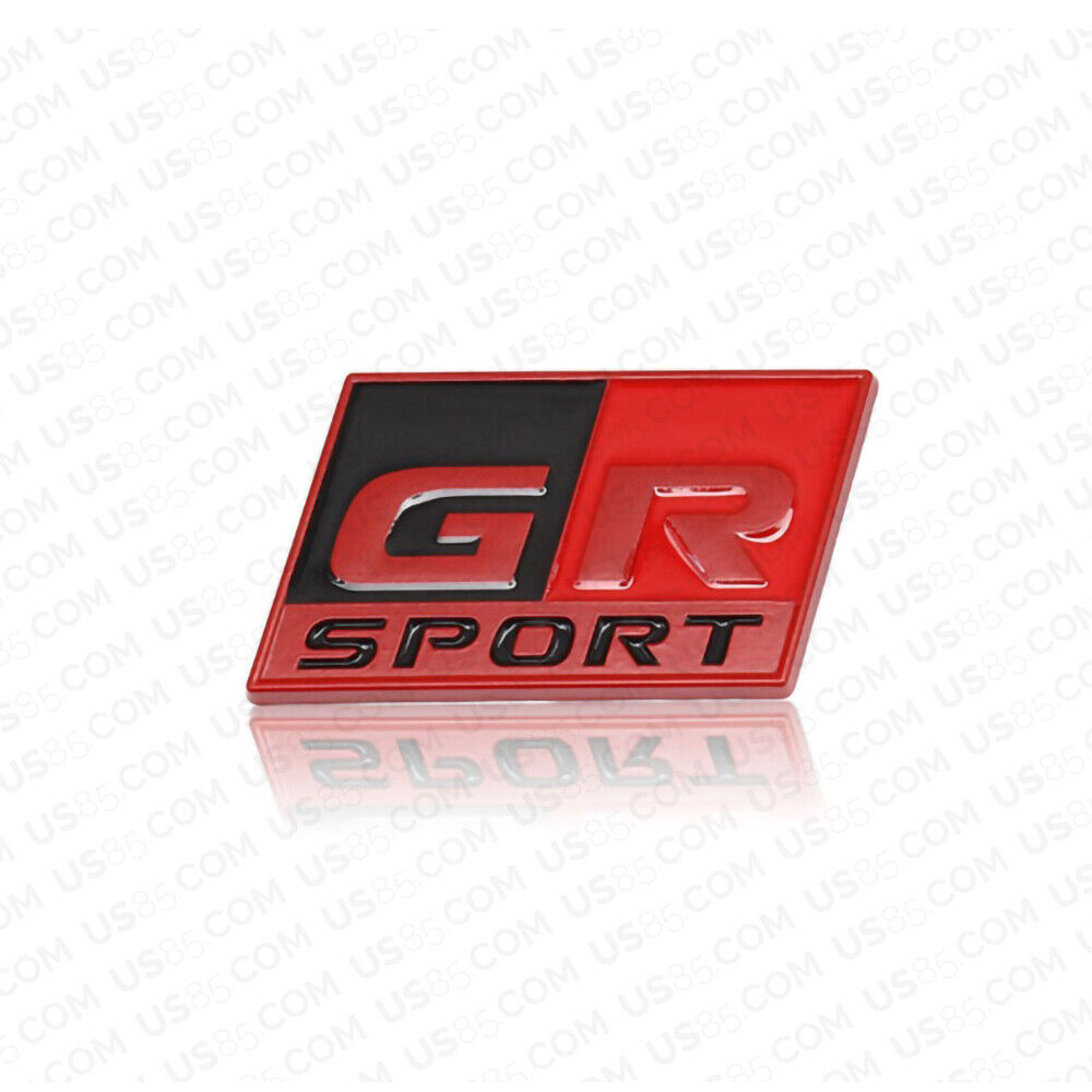 3D Fashion Metal GR/GR Sport Car Decal Badge Emblem Sticker for Auto Decoration