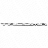2x 15-21 Chrome Tacoma Letter Front Door Nameplate Emblem Badge Logo Tailgate