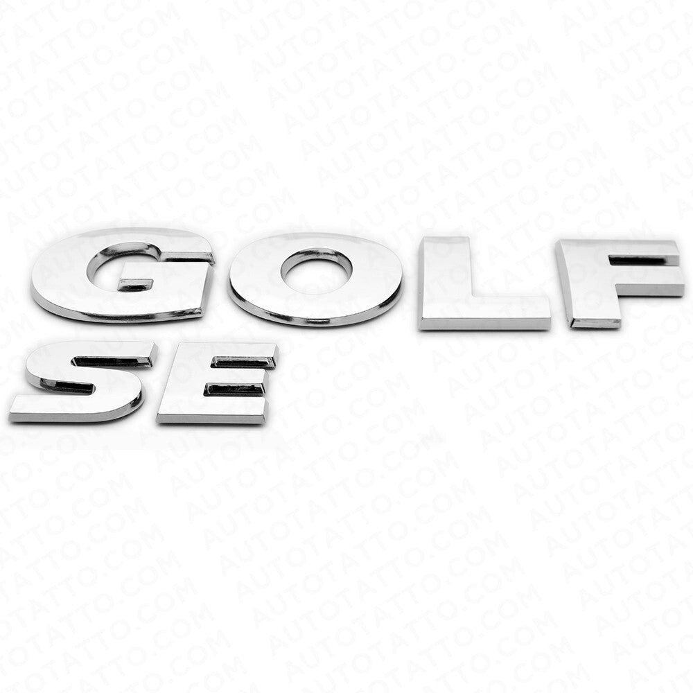 2015-2021 Volkswagen Rear Liftgate Golf SE Nameplate Emblem Badge Chrome